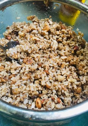 Una foto de Ensalada de arroz integral