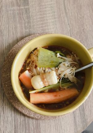 Foto resep Sup Aneka Bakso Seafood