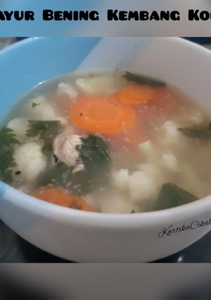 Foto resep Sayur Bening Kembang Kol