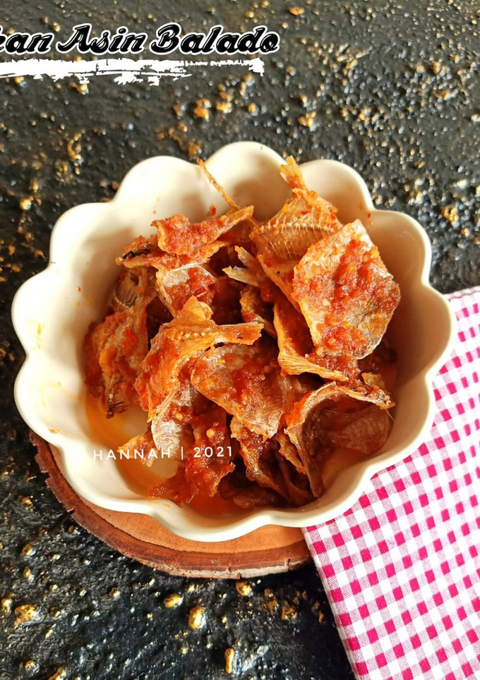 Foto resep Ikan Asin Balado