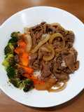 Cyudon beef bowl ala sinoya