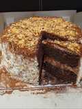 Keto Chocolate Nougat Rum Cake Sugar dan Gluten Free #ketopad