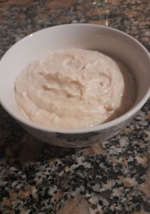 Una foto de Mayonesa de porotos blancos