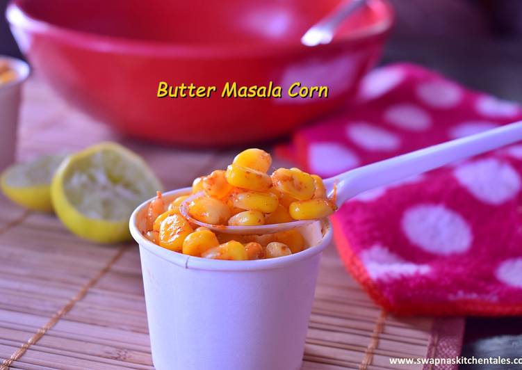 Steps to Prepare Quick Butter Masala Corn