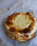 Tarta de queso fit con queso batido