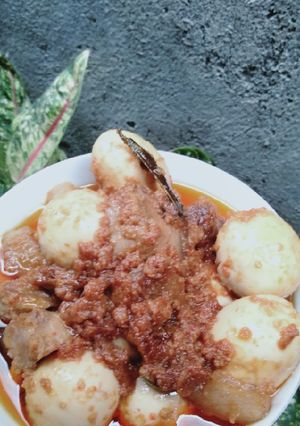 Foto resep Rendang telur sederhana