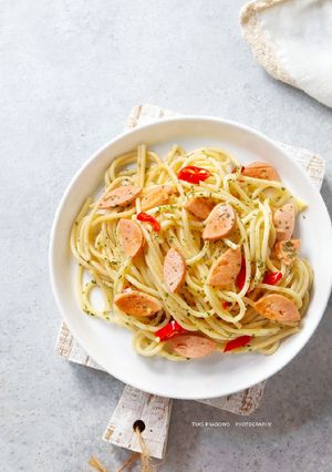 Foto resep Spaghetti Oglio e Olio