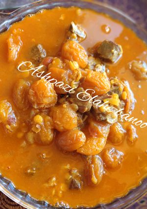 عکسی از دستور خورشت آلو بخارا