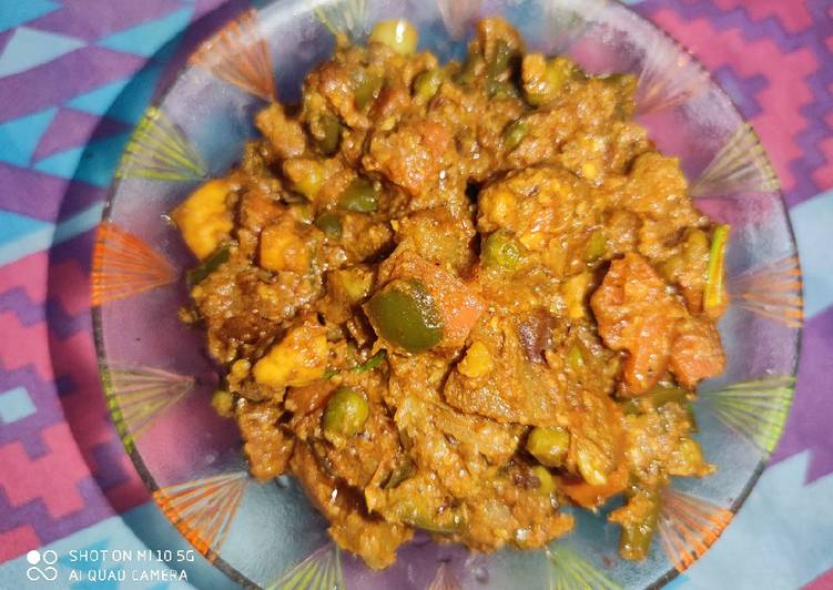 Recipe of Speedy Mix Veg Kolhapuri