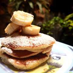 รูปของ Fluffy Banana Pancake