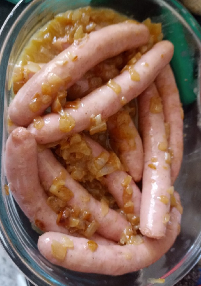 Una foto de Salchichas al vino (receta de mi madre)