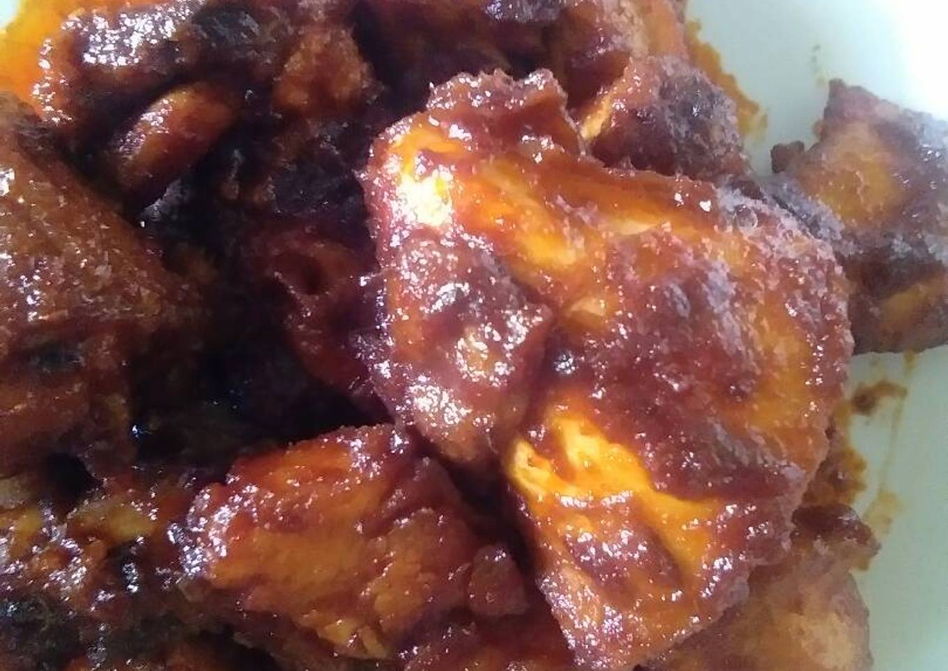 Ayam balado pedas manis pake desaku bumbu balado