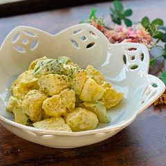 A picture of Wasabi Mayo Avocado and Potato Salad.