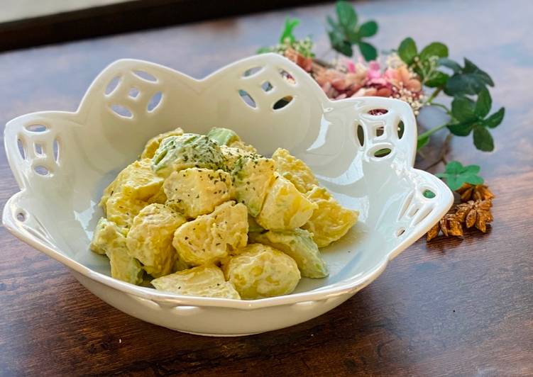 Recipe of Homemade Wasabi Mayo Avocado and Potato Salad