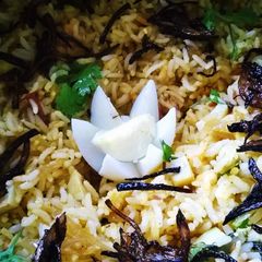 A picture of Friday Special Egg Biriyani.