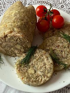 Фото Курячий зельц.