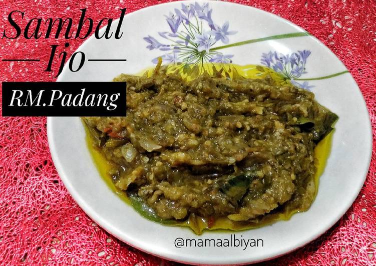 Recipe: Appetizing 83. Sambal Ijo RM.Padang