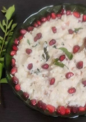 A picture of Banyard Millet Curd rice.