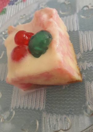 صورة لوصفة كيكة الجيلي بالكسترد