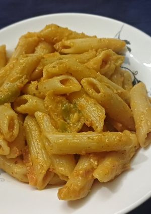 A picture of Almond milk pasta.