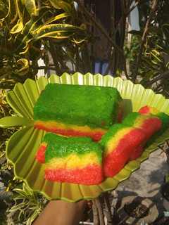 Foto resep Rainbow cassava cake (Kue Singkong)