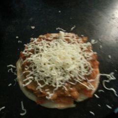 A picture of Stuff mexican pizza.