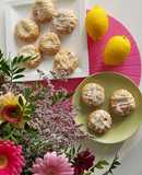 Soft lemon cookies με γλάσο (μαλακά μπισκότα λεμονιού)