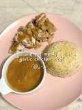 One Pot Garlic Chicken Rice