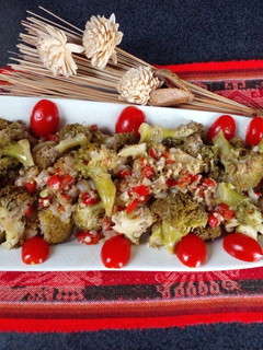 Una foto de Brócoli salteado al wok