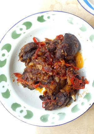 Foto resep Ati ayam bumbu iris pedas manis