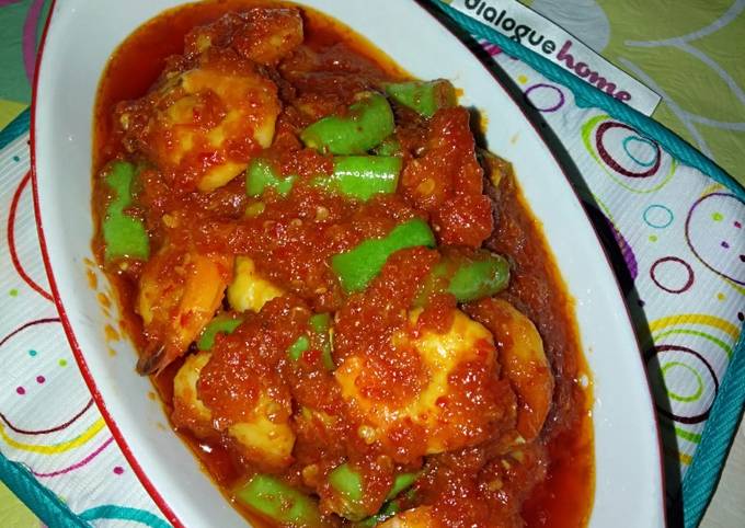 Sambal udang buncis