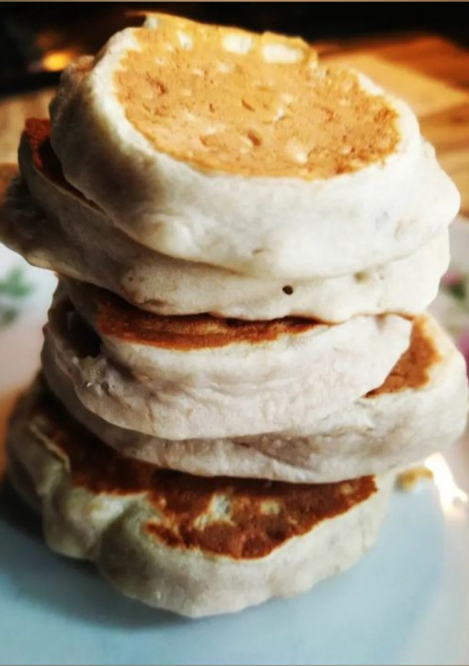 Una foto de Pancakes de banana sin tacc