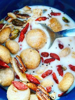 Una foto de Cereal de galletas keto