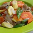 Tumis sayuran warna warni