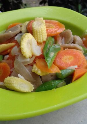 Foto resep Tumis sayuran warna warni