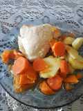 Pollo con verduras suave