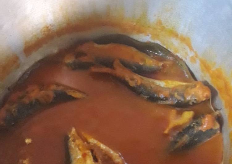 Bagaimana mengolah Ikan sarden homemade, Enak Banget