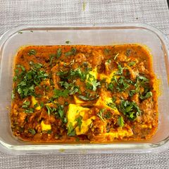 A picture of Achari Paneer.