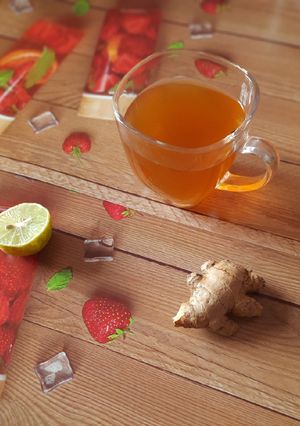 लेमन जिंजर टी (Lemon Ginger Tea recipe in hindi) रेसिपी मुख्य फोटो