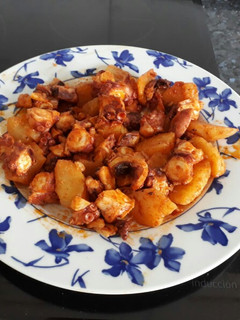 Una foto de Pulpo con patatas