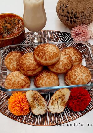 A picture of Minced meat stuffed masa.