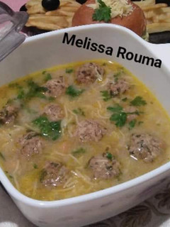 صورة لوصفة شوربة بيضاء بكريات الدجاج