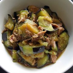 Microwaved Eggplant & Tuna (Sweet Soy) A picture of Microwaved Eggplant & Tuna (Sweet Soy).