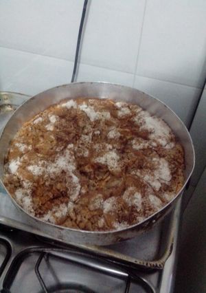 Foto de Torta simples/seca de banana