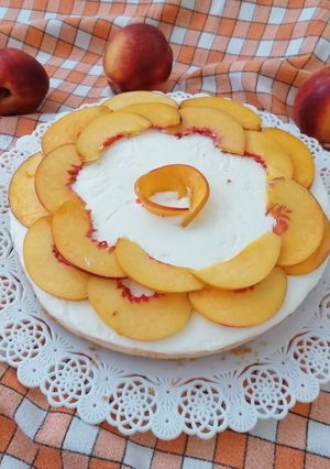 Foto di Cheesecake alle pesche