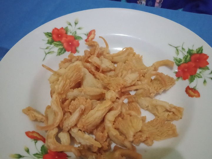 Resep Jamur tiram krispi Anti Gagal
