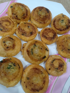 A picture of Potato pinwheels(Iftar special).