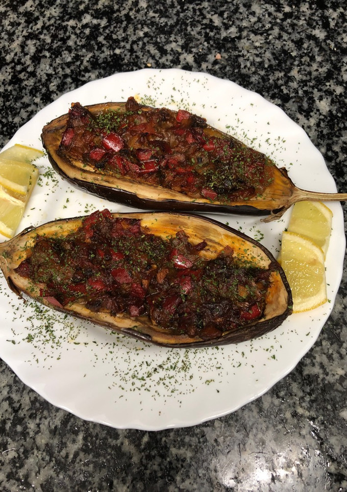 Una foto de 33. Berenjenas rellenas estilo turco (principal verdura)