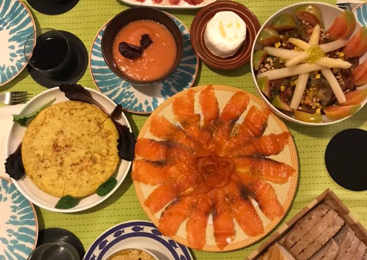 Tapas para ver una peli con amigos