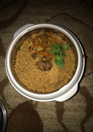 A picture of Brown cous-cous.